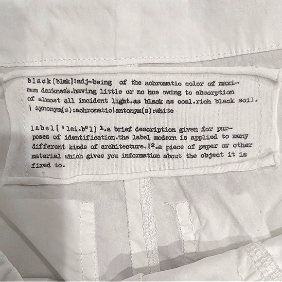 BLACK Label Men's White Cotton Beach Pants Size Small - Picture 3 of 7